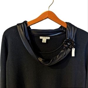 MACY'S Mercer Street Studio Sweater Large Black‎